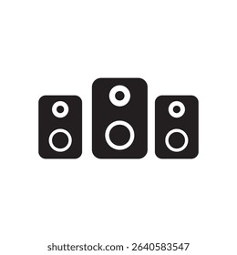 sound system icon illustration element design