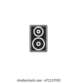 sound system icon. sign design