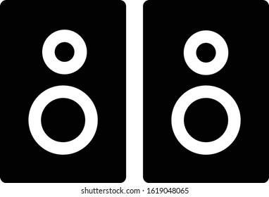 sound system icon vector illustration.