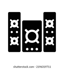 Sound System Vector Icon Illustration