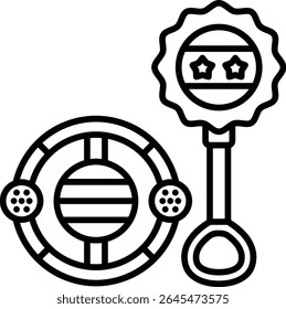 Sound toys vector icon. Can be used for printing, mobile and web applications.