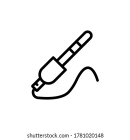 Sound, usb icon. Simple line, outline vector elements of rock n roll icons for ui and ux, website or mobile application