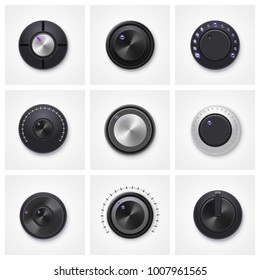 sound vector dials for user interface