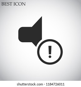 sound of vector icon 10 eps
