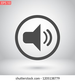 sound vector icon 10 eps