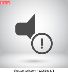sound of vector icon 10 eps