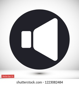 sound vector icon 10 eps