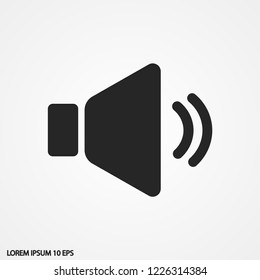 sound vector icon 10 eps