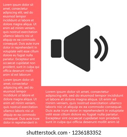 sound vector icon 10 eps