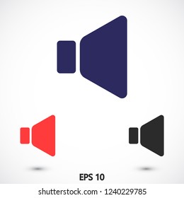 sound vector icon 10 eps