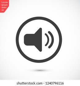 sound vector icon 10 eps