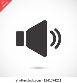 sound vector icon 10 eps