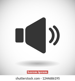 sound vector icon 10 eps