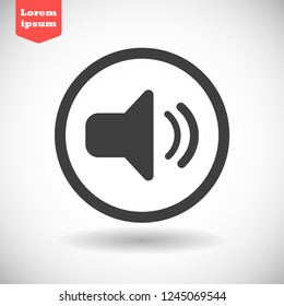 sound vector icon 10 eps