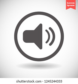 sound vector icon 10 eps