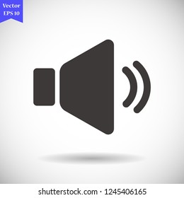 sound vector icon 10 eps