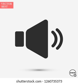 sound vector icon 10 eps