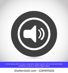 sound vector icon 10 eps