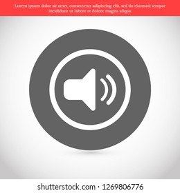 sound vector icon 10 eps