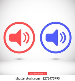 sound vector icon 10 eps