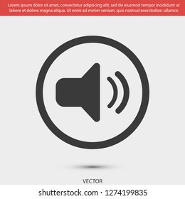 sound vector icon 10 eps