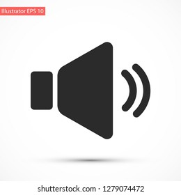 sound vector icon 10 eps