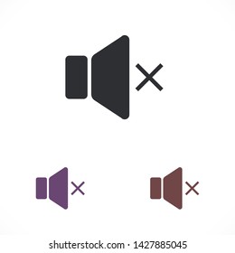 sound vector icon 10 eps , Lorem ipsum Flat design