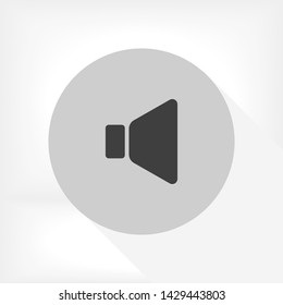 sound vector icon 10 eps , Lorem ipsum Flat design