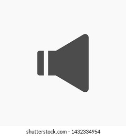 sound vector icon 10 eps , Lorem ipsum Flat design