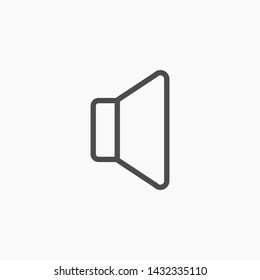 sound vector icon 10 eps , Lorem ipsum Flat design