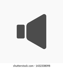sound vector icon 10 eps , Lorem ipsum Flat design