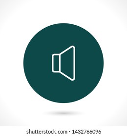 sound vector icon 10 eps , Lorem ipsum Flat design