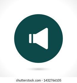 sound vector icon 10 eps , Lorem ipsum Flat design