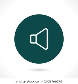 sound vector icon 10 eps , Lorem ipsum Flat design