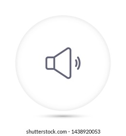 sound vector icon 10 eps , Lorem ipsum Flat design