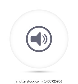 sound vector icon 10 eps , Lorem ipsum Flat design