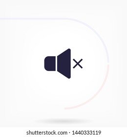 sound vector icon 10 eps , Lorem ipsum Flat design