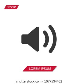 Sound vector icon
