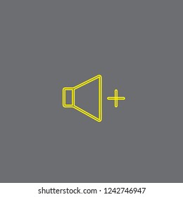 Sound vector icon 