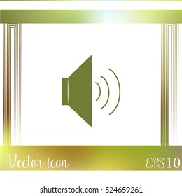 Sound vector icon