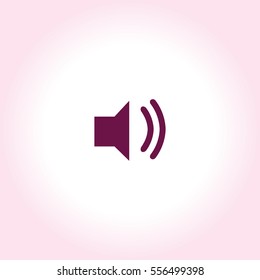 Sound Vector Icon.