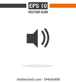 Sound Vector Icon.