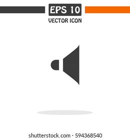 Sound Vector Icon.