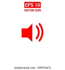 Sound Vector Icon.