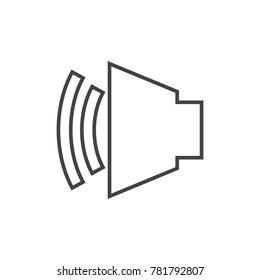 Sound vector icon