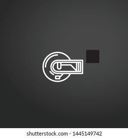 Sound vector icon. Sound concept stroke symbol design. Thin graphic elements vector illustration, outline pattern for your web site design, logo, UI. EPS 10.