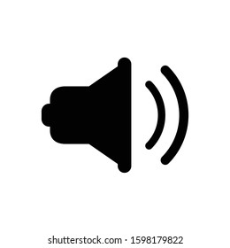 Sound vector icon. Editable symbol illustration.