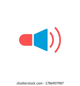 diseño de logotipo de icono de vector de sonido