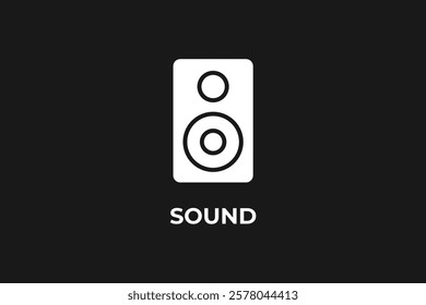 Sound Vector, Icon Or Logo Sign Isolated Symbol Illustration