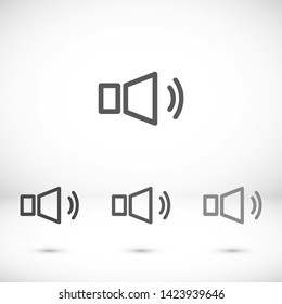 sound Vector icon . Lorem Ipsum Illustration design